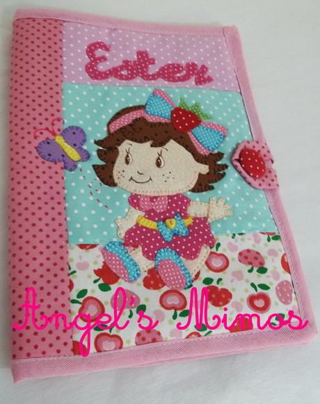 Capa de Carteirinha de vacina Moranguinh