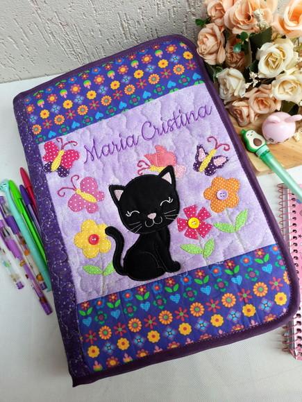 Capa Organizadora Com Bolsos Gatinho