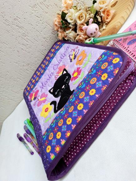 Capa Organizadora Com Bolsos Gatinho
