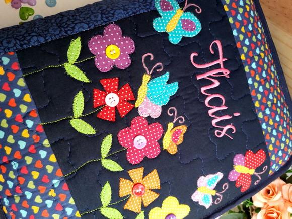 Capa Organizadora com Bolsos Jardim Encantado
