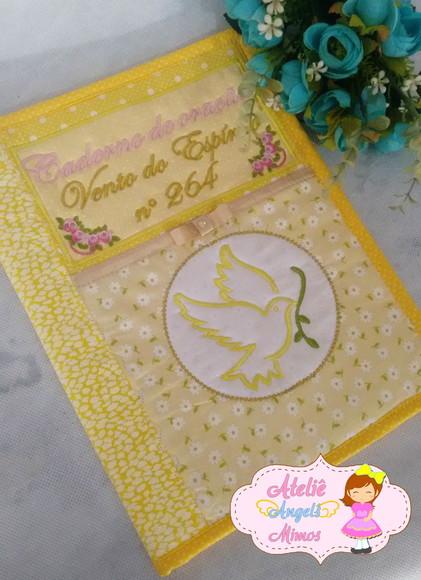 Capa para caderno personalizada religiosa