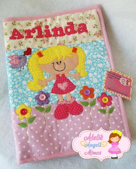 Capa para caderno Menina