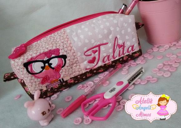 Estojo Box Corujinha personalizado