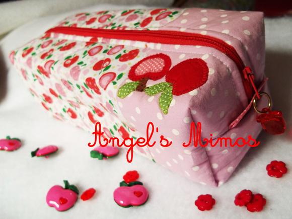 Estojo Box Apple pink tam G