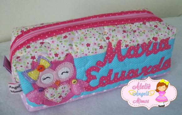 Estojo Box Corujinha personalizado