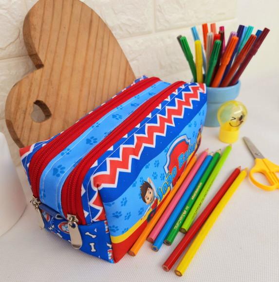 Estojo Box Duplo Patrulha Canina