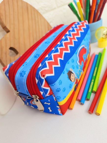 Estojo Box Duplo Patrulha Canina