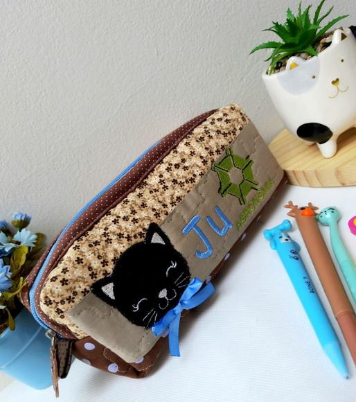 Estojo Box gatinho personalizado