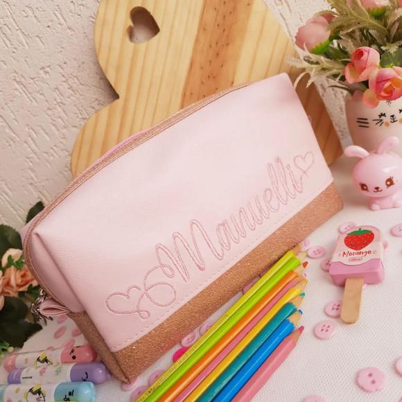 Estojo Box material sintético personalizado