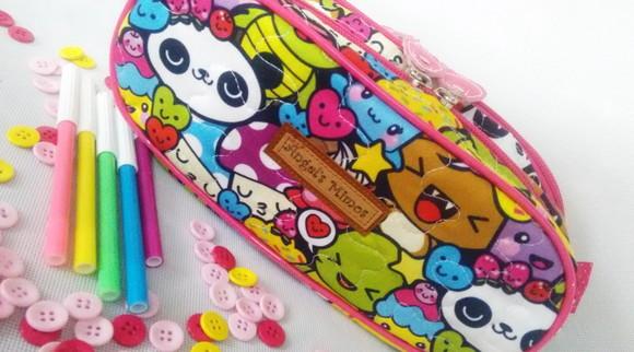 Estojo duplo kawaii
