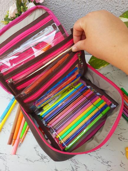 Estojo Personalizado 6 Divisões Removível