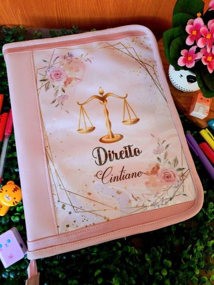 Fichario Personalizado Material Sintético