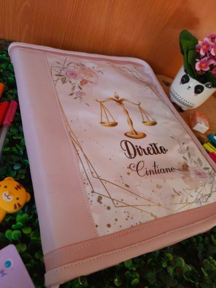 Fichario Personalizado Material Sintético