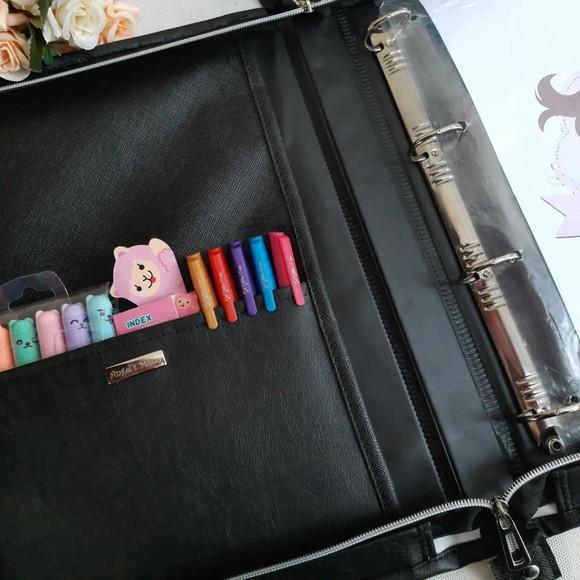 Fichario Personalizado Material Sintético