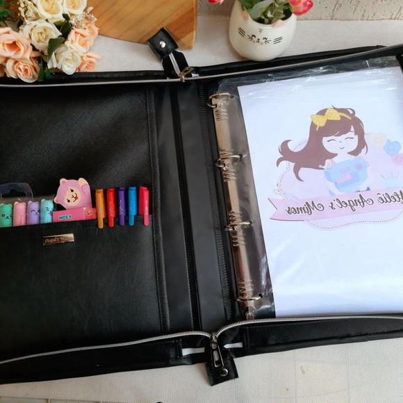 Fichario Personalizado Material Sintético