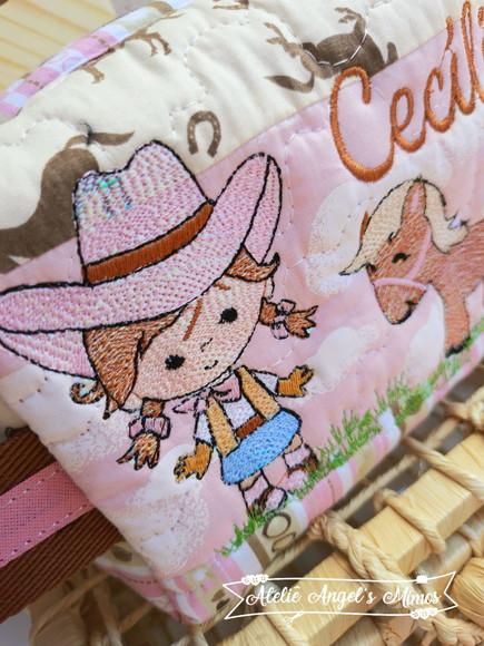 Frasqueira Box M cowgirl Personalizada