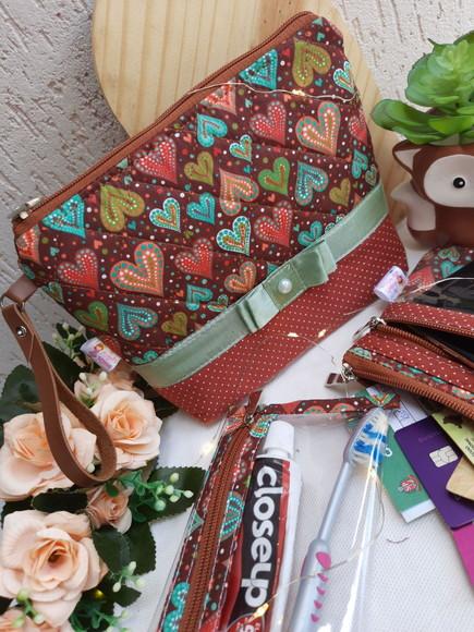 Kit 3 peças floral