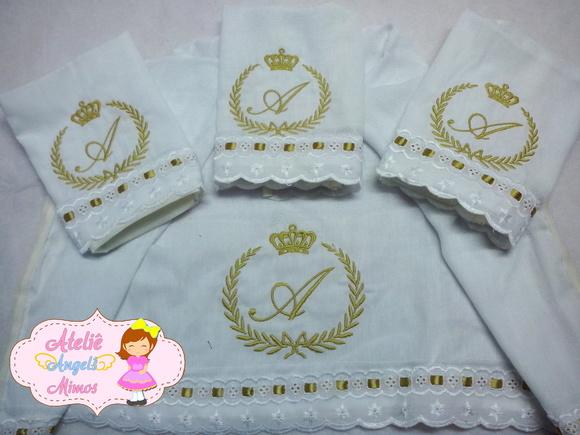 kit 4 fraldas realeza (coroa)