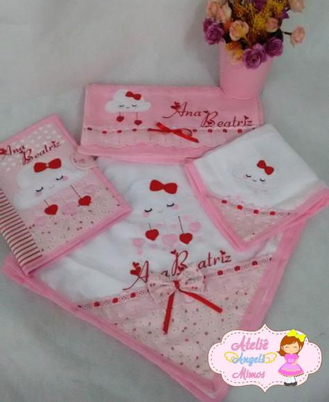 Kit 4 peças chuva de amor