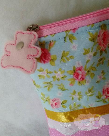 kit baby ursinha floral
