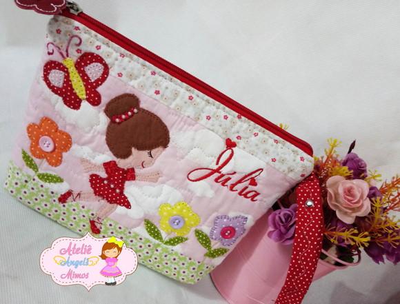 kit Bailarina Necessaire + kit higiene bucal