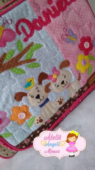 kit bolsa bolsa 3 divisões Dogs