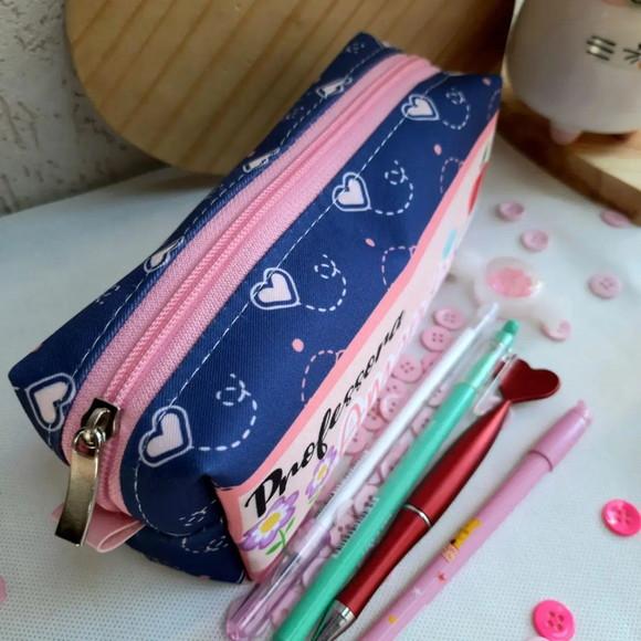 Kit capa de agenda + estojo box personalizado
