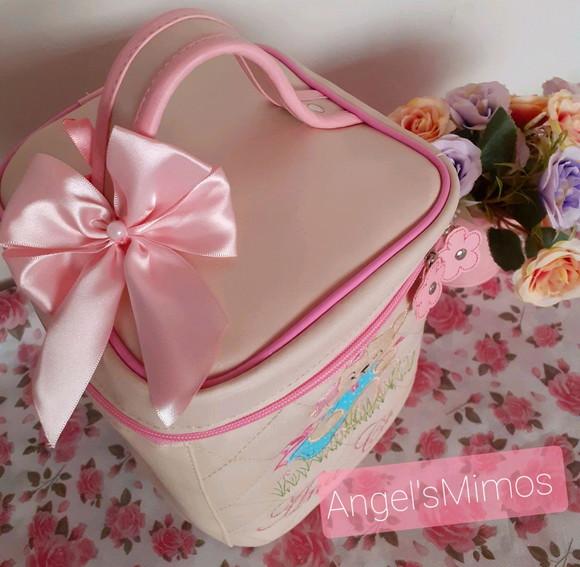 Kit com 3 bolsas Ursinha maternidade,passeio,térmica.