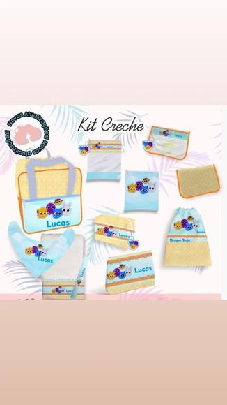 Kit Creche /escola 9 Peças Personalizado