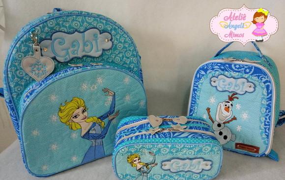 kit escolar 3 peças Frozen