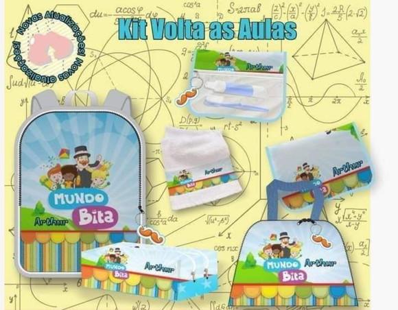 Kit Escolar 5peças Personalizado