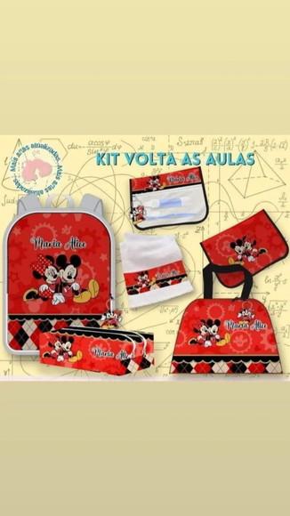 Kit Escolar 5peças Personalizado