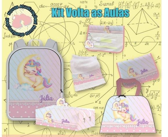 Kit Escolar 5peças Personalizado