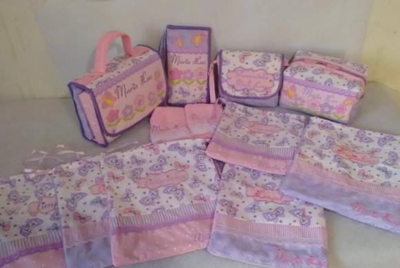 Kit escolar/Kit creche personalizado 12 peças