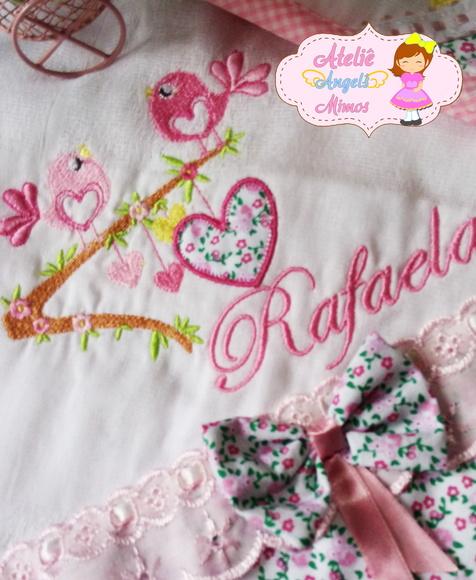 Kit Fraldas Menina Passarinhos