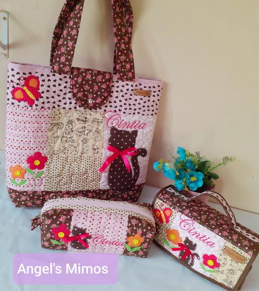 Kit gatinha 3 peças