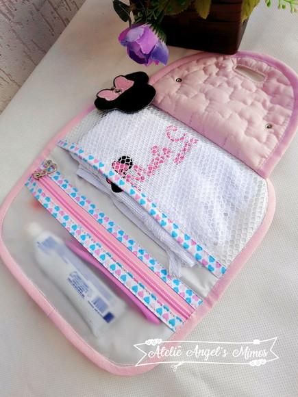 kit Higiene Bucal Minnie com 1 toalha