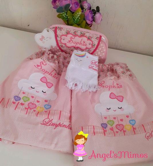 Kit infantil 4 peças chuva de benção
