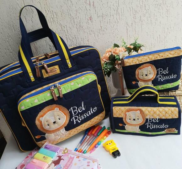 kit professor 3 peças leaozinho