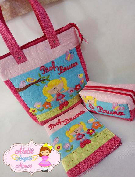 kit Professor 3 peças Menininha