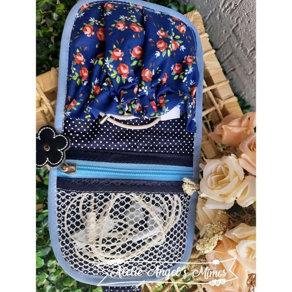 kit professor 4 peças corujinha azul