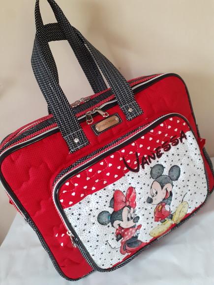 Bolsa Professora com divisões, estojo, capa de caderno personali