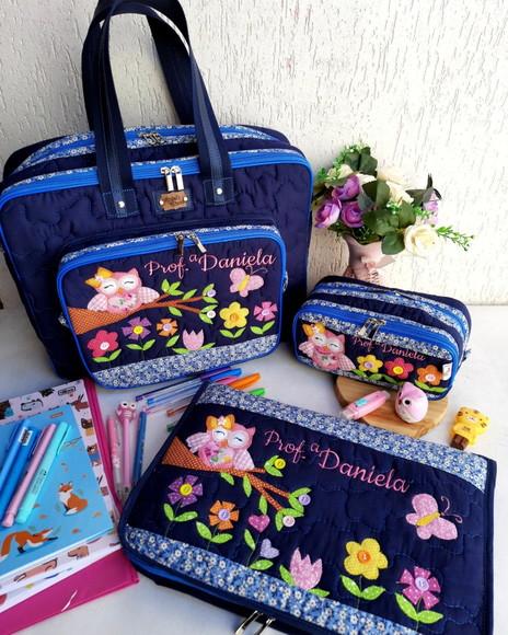 Bolsa Professora, estojo, capa notebook personalizado