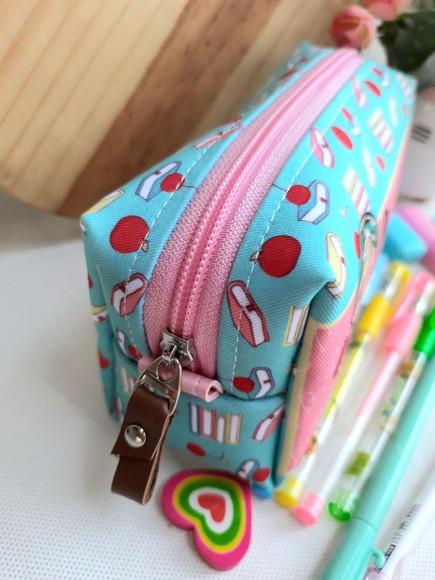 Kit Professora Necessaire G e Estojo Box m