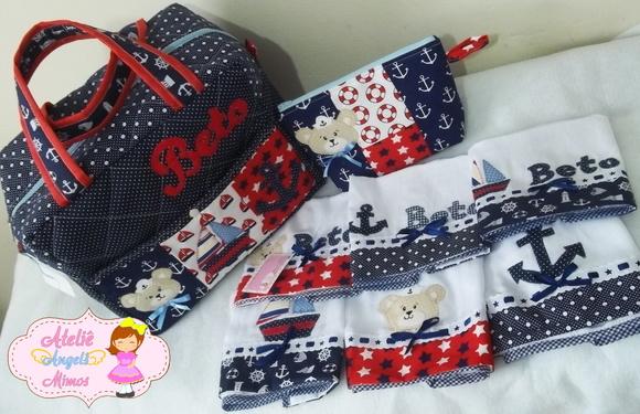 Kit Ursinho Marinheiro Personalizado