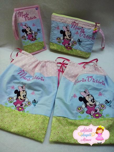 kit viagem 4 peças Minnie