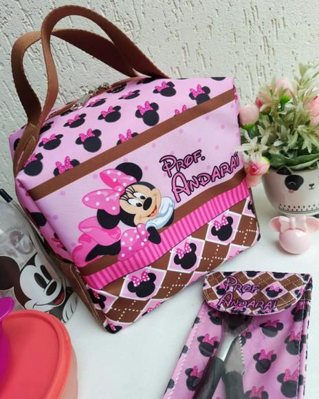 Lancheira + Porta Talheres Personalizado