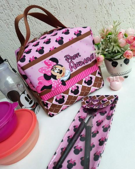 Lancheira + Porta Talheres Personalizado