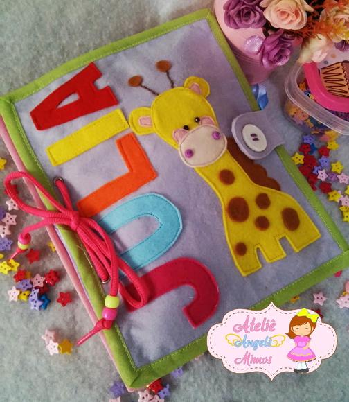 Livro interativo infantil feltro