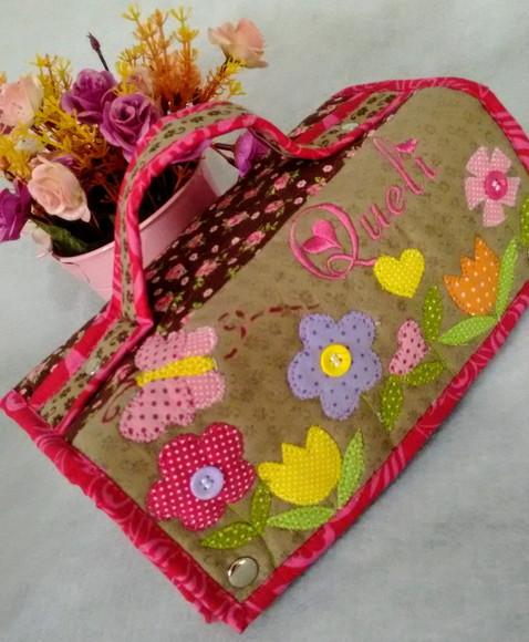 Maletinha 4 em 1 flores